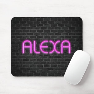 ALEXA hos Rosa Neon Ljus Musmatta