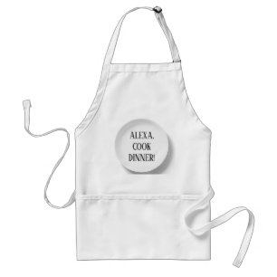 Alexa kommando för matlagning förkläde