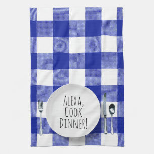 Alexa Kommando för matlagning Kökshandduk