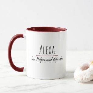 ’Alexa’  Namn i Mugg