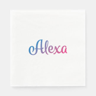 Alexa Snyggt Cursive Pappersservett