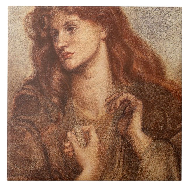 Alexa Wilding (Elegant Young Dam with Red Hair) Kakelplatta (Framsidan)