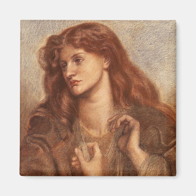 Alexa Wilding (Elegant Young Dam with Red Hair) Magnet (Framsidan)