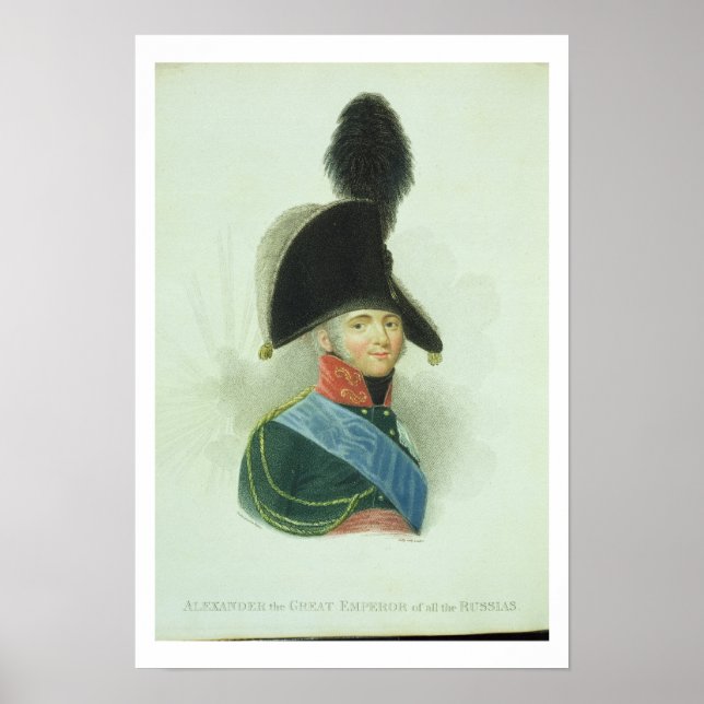 Alexander (1777-1825), den Underbara kejsaren för  Poster (Framsidan)