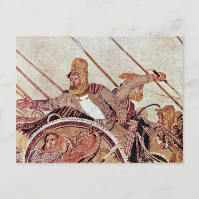 Alexander Battle by Meister Der Alexanderschlacht Vykort (Framsida)