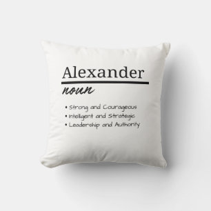 Alexander, Boy Personlig Namn Definition Kudde