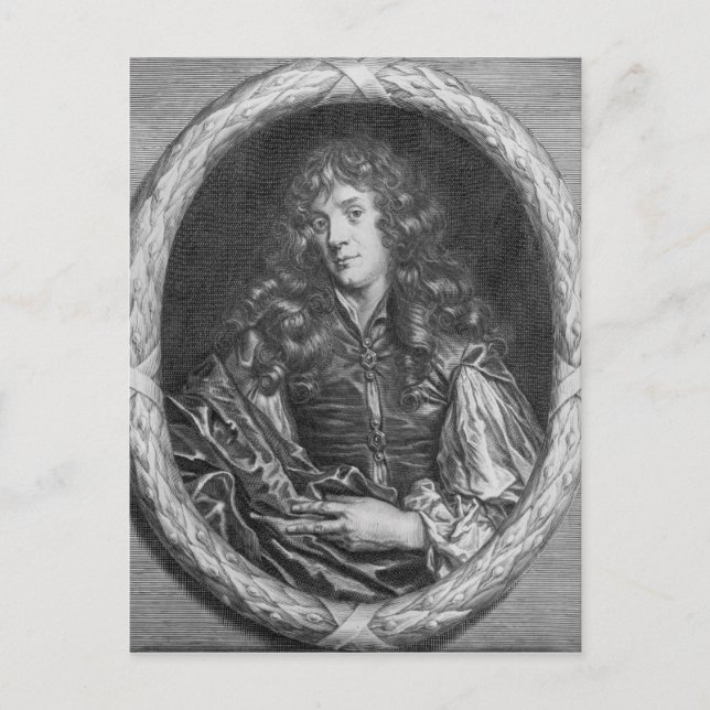 Alexander Browne, ingraverad av Pieter de Jode Vykort (Framsida)
