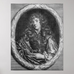 Alexander Browne som inristas av Pieter de Jode Poster