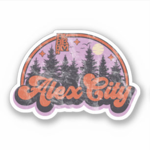 Alexander City(Alex City), Alabama Klistermärken