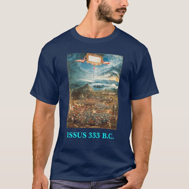Alexander den stor- striden av Issus T Shirt (Framsida)