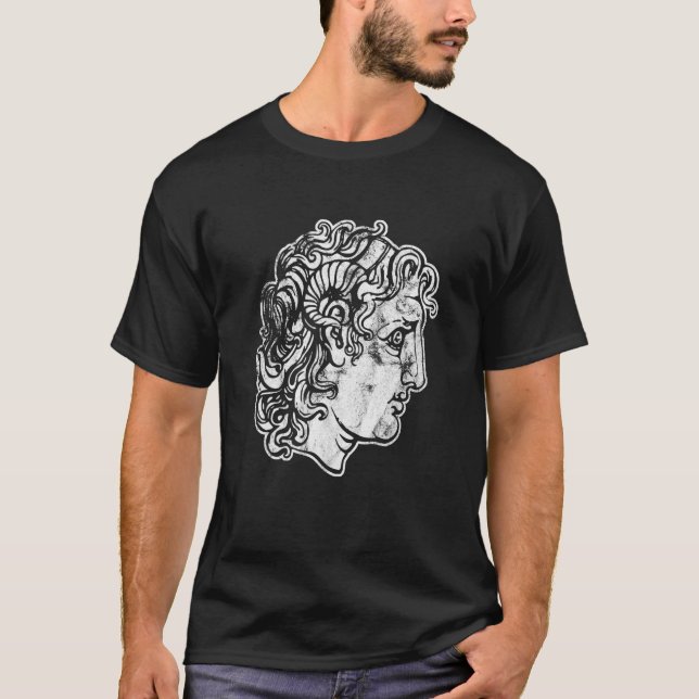 Alexander Den Underbara historiken över antikens G T Shirt (Framsida)
