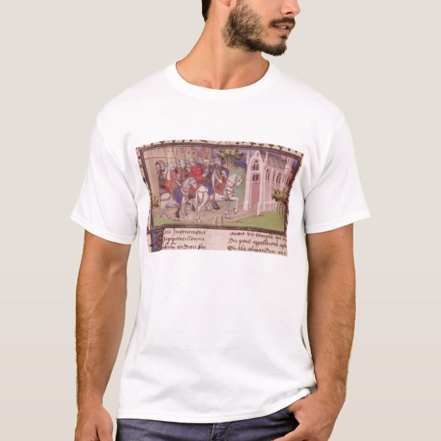 Alexander den underbara lämna Macedonen Tee Shirt (Framsida)