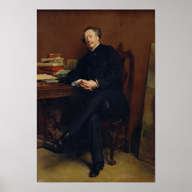 Alexander Dumas Fils 1877 Poster (Framsidan)