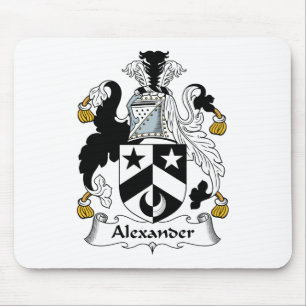 Alexander familjvapensköld musmatta