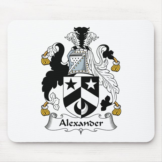 Alexander familjvapensköld musmatta (Framsidan)