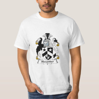 Alexander för Alexander familjvapensköld Tee Shirt