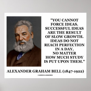 Alexander Graham Bell kan inte tvinga fram långsam Poster