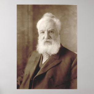 Alexander Graham Bell Porträtt Poster