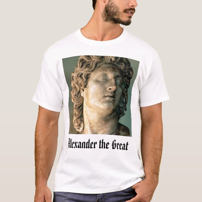 Alexander Great', en Alexander underbaren Tee Shirt (Framsida)