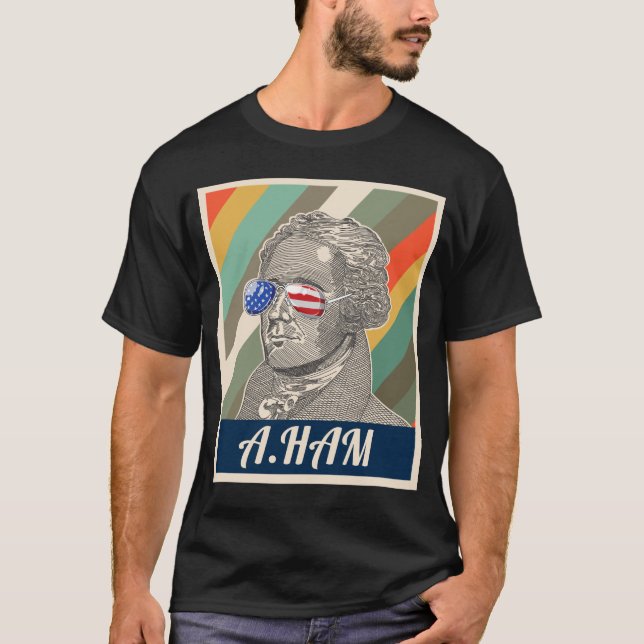 Alexander Hamilton Amerikansk historia T Shirt (Framsida)