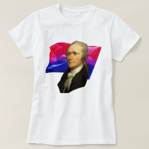 Alexander Hamilton + Bisexuell pride T Shirt