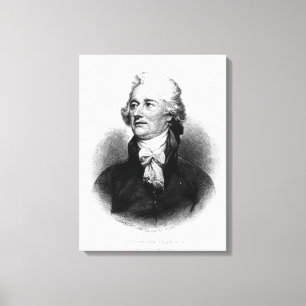 Alexander Hamilton Canvastryck