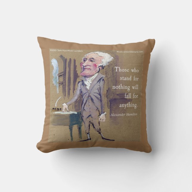 Alexander Hamilton & Citat Kudd Kudde (Framsida)