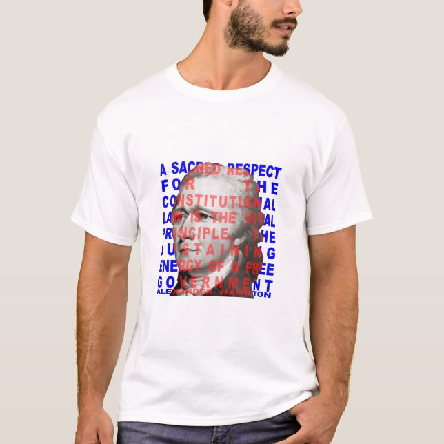 Alexander Hamilton citationsteckenskjortor Tröja (Framsida)