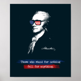 Alexander Hamilton De som står för ingenting Poster