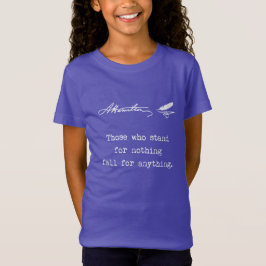 Alexander Hamilton de som står för ingenting T Shirt