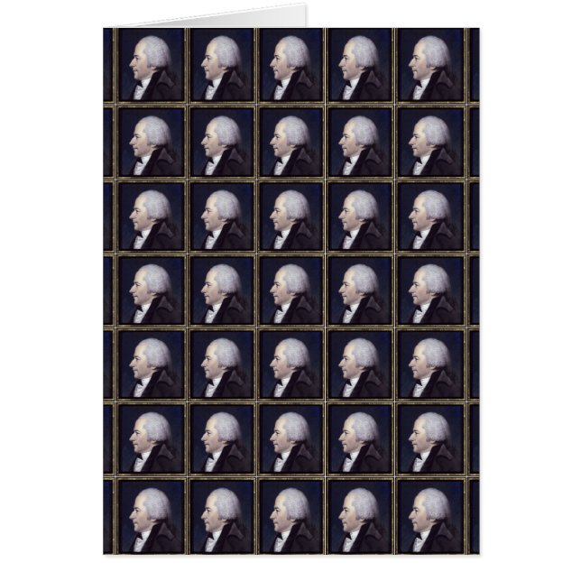 Alexander Hamilton designer Hälsningskort (Framsidan)
