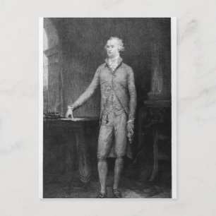 Alexander Hamilton, efter målningen 1792 Vykort