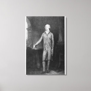 Alexander Hamilton, efter målningen av 1792 Canvastryck