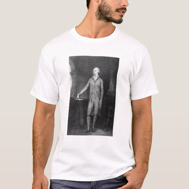 Alexander Hamilton, efter målningen av 1792 T-shirt (Framsida)