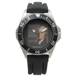 Alexander Hamilton "Fiendebefälhavare" Citat Urklo Armbandsur