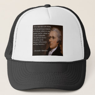 Alexander Hamilton "Fiendeledare" Present Keps