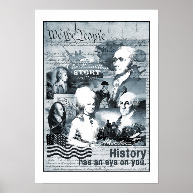 Alexander Hamilton George Washington History Gifts Poster (Framsidan)