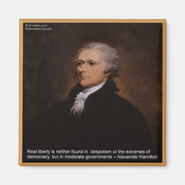 Alexander Hamilton Gifts Magnet (Framsidan)