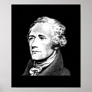 Alexander Hamilton - grafisk grundläggare Poster
