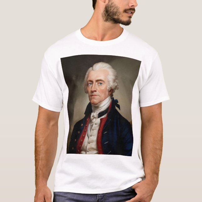 Alexander Hamilton: Grundande visionär T Shirt (Framsida)