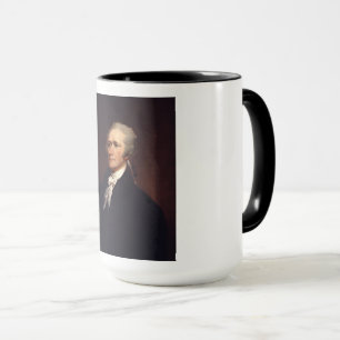 Alexander Hamilton Grundare & Federalist Papers Mugg