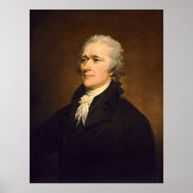 Alexander Hamilton - John Trumbull Fine Art Poster (Framsidan)