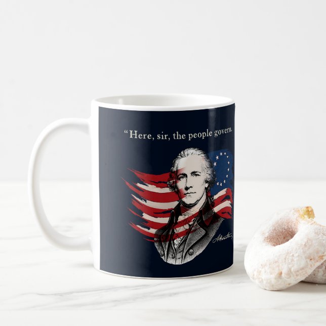 Alexander Hamilton Kaffemugg (Med munk)