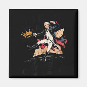 Alexander Hamilton Kings Amerika Roligt 4:e Juli Magnet