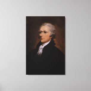 Alexander Hamilton porträtt av John Trumbull Canvastryck