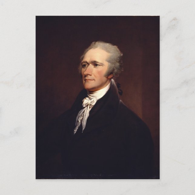 Alexander Hamilton Porträtt från John Trumbull (18 Vykort (Framsida)