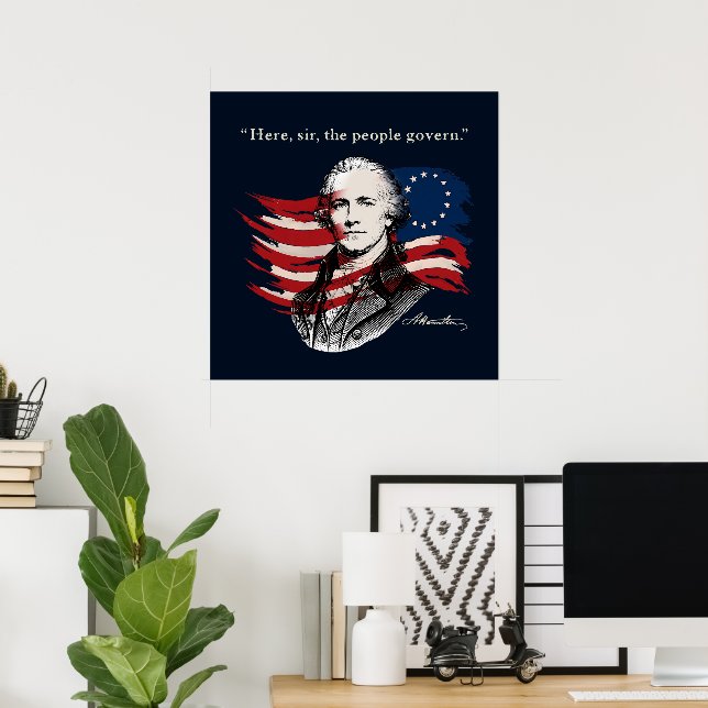Alexander Hamilton Poster (Hemmakontoret)