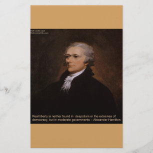Alexander Hamilton-presenter Brevpapper