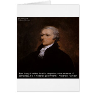 Alexander Hamilton-presenter Hälsningskort