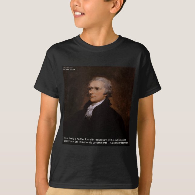 Alexander Hamilton-presenter T-shirt (Framsida)